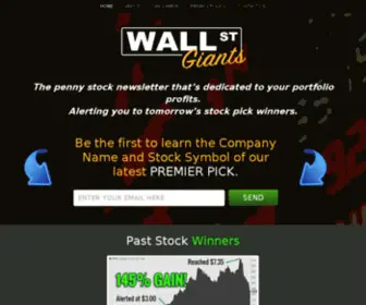 Wallstreetgiants.com(Investor relations) Screenshot