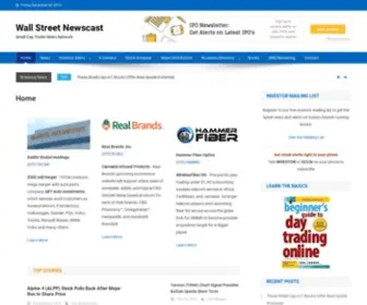 Wallstreetnewscast.com(Small Cap Trader News Network) Screenshot