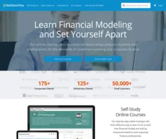 Wallstreetprep.com(Financial Modeling Courses and Investment Banking Training) Screenshot