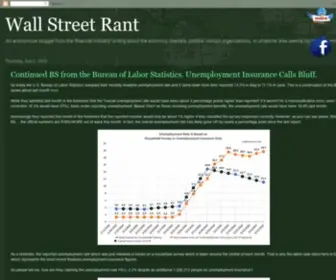 Wallstreetrant.com(Wall Street Rant) Screenshot