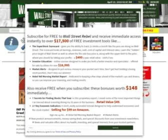 Wallstreetrebel.com(Wall Street Rebel) Screenshot