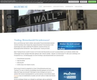 Wallstreetwolf.net(Börse für Privatpersonen) Screenshot