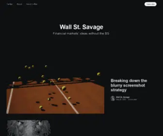 Wallstsavage.com(Wall St) Screenshot