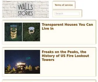 Wallswithstories.com(Walls with Stories) Screenshot