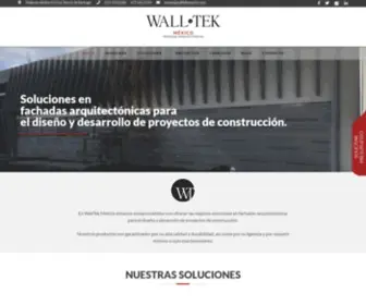 Walltekmexico.com(Fachadas arquitectónicas) Screenshot