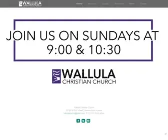 Wallula.org(Wallula Christian Church) Screenshot