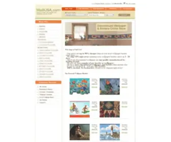 Wallusa.com(Discontinued Wallpaper Borders Online Store) Screenshot