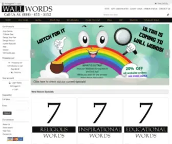 Wallwords.com(Wallwords Home) Screenshot