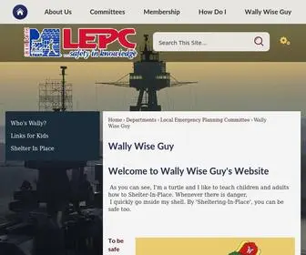 Wally.org(Wally Wise Guy introduces himself and explains the steps to Shelter) Screenshot