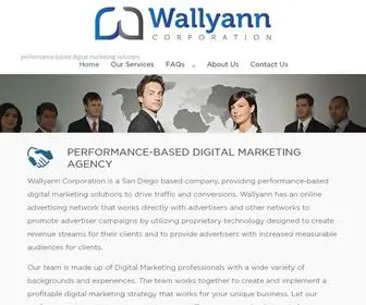 Wallyanncorporation.com(Wallyann Corporation) Screenshot