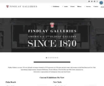 Wallyfindlay.com(Findlay Galleries) Screenshot