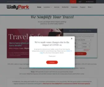 Wallypark.com(WallyPark Airport Parking) Screenshot