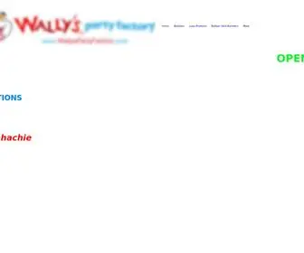 Wallyspartyfactory.com(Party Supplies) Screenshot
