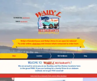 Wallysrestaurants.com(Wally's) Screenshot