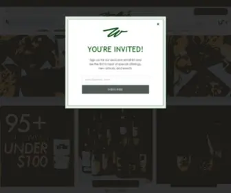 Wallywine.com(Wally's Wine & Spirits) Screenshot