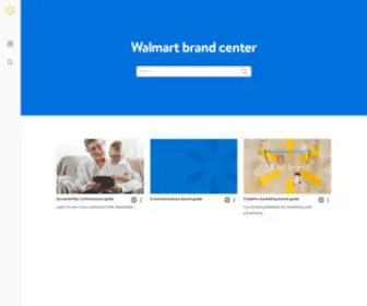 Walmartbrandcenter.com(Walmart brand center) Screenshot