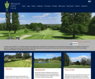 Walmleygolfclub.co.uk(Walmley Golf Club) Screenshot