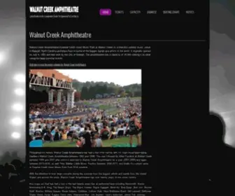 Walnutcreekamphitheatre.com(Walnut Creek Amphitheatre) Screenshot