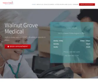 Walnutgrovemedical.ca(Trying to make the community a healthier place to live) Screenshot