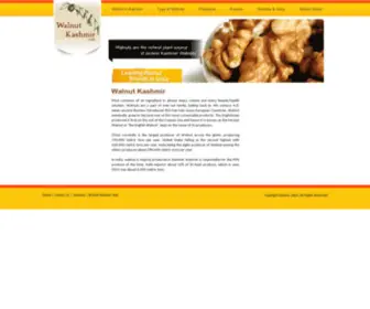 Walnutkashmir.com(Walnut Kashmir) Screenshot