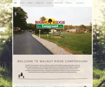 Walnutridgecampground.com(Walnut Ridge Campground) Screenshot
