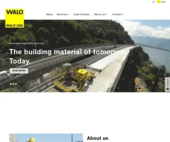 Walo.com(Company website of WALO Civil WALO Civil) Screenshot