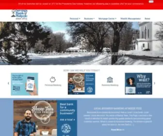 Walpolebank.com(Savings Bank of Walpole) Screenshot
