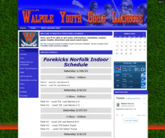 Walpolegirlslacrosse.org(Lacrosse) Screenshot