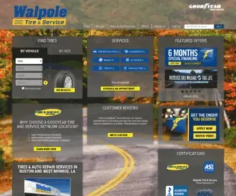 Walpoletire.com(Walpole Tire & Service) Screenshot