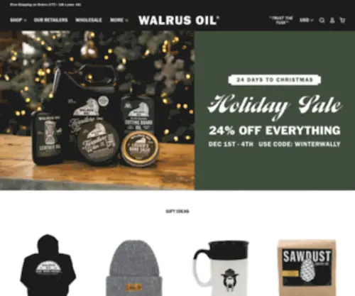 Walrusoil.com Screenshot