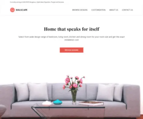 Walscape.com(Interior Designers) Screenshot