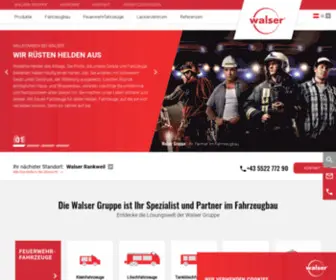 Walser-Gruppe.com(Walser Fahrzeugbau) Screenshot