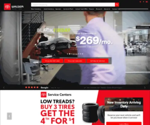 Walsertoyota.com Screenshot