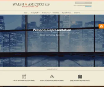 Walsh-Amicucci.com(Walsh Amicucci) Screenshot