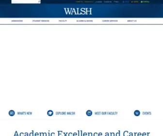 Walshcollege.edu(Walsh) Screenshot