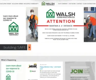 Walshconstruction.com(WALSH Construction Co) Screenshot