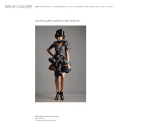 Walshgallery.com(Walsh Gallery) Screenshot