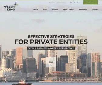 Walshking.com(Walsh King LLP) Screenshot