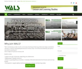 Walsnet.org(World Association of Lesson Studies) Screenshot