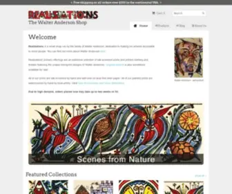 Walterandersonart.com(Realizations) Screenshot