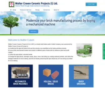 Waltercravenindia.com(Walter Craven Ceramic Projects India Ltd) Screenshot