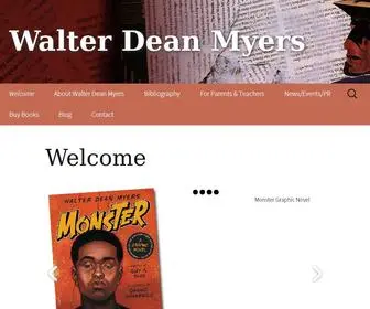 Walterdeanmyers.net(Walter Dean Myers) Screenshot