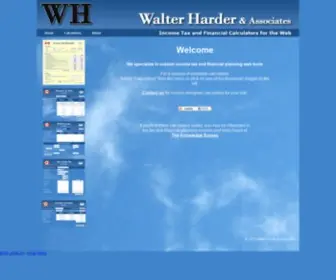 Walterharder.ca(Walter Harder & Associates) Screenshot