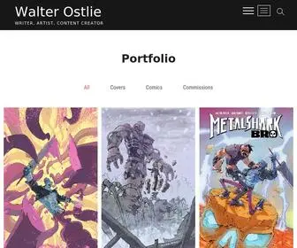 Walterostlie.com(Writer, artist, content creator) Screenshot