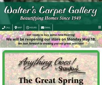 Walterscarpetgallery.com(Walter's Carpet Gallery Inc) Screenshot