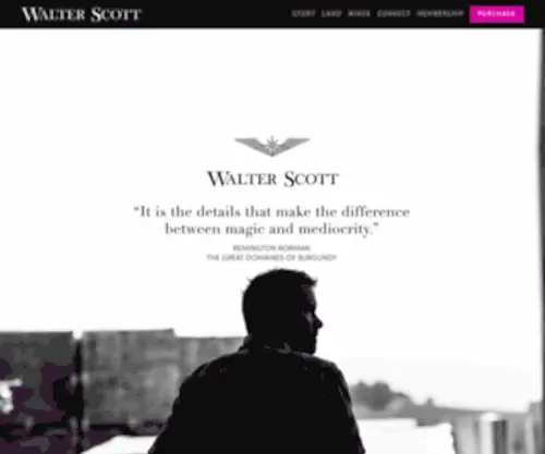 Walterscottwines.com(WALTER SCOTT WINES) Screenshot