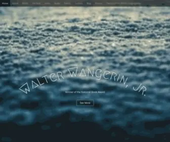 Walterwangerinjr.org(Official site of Walter Wangerin) Screenshot