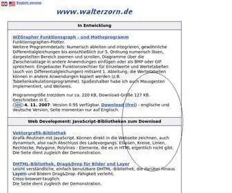 Walterzorn.de(DHTML-JavaScript-Bibliotheken, JavaScript-Online-Anwendungen) Screenshot