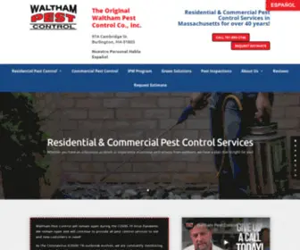 Walthampestcontrol.com(Pest Control Services) Screenshot