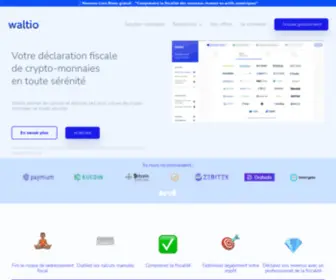 Waltio.co(Assistant pour la fiscalité de vos crypto) Screenshot